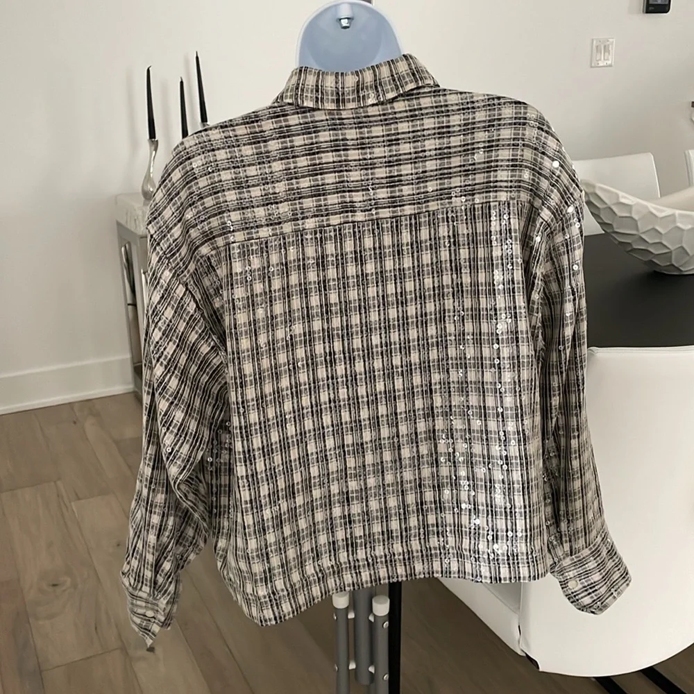 Velvet Graham and Spencer Sequined JKT  Athena NWT - Picture 10 of 11